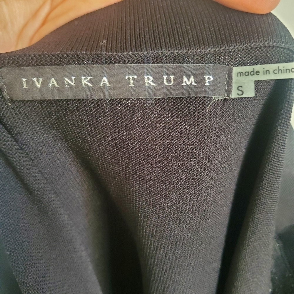 Ivanka Trump Black Ruffle Bandage Skirt - Picture 8 of 9